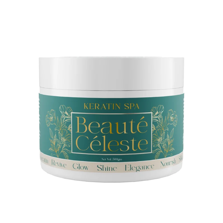 beaute celeste keratin hair spa white background